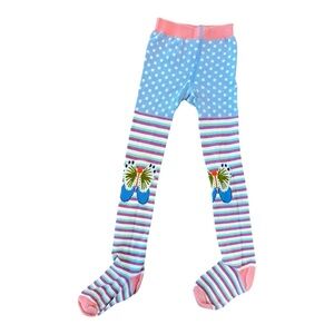 Matilda Jane Girls Tights Size 4-6 – Butterfly Striped Polka Dot